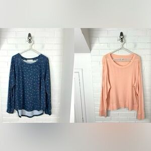 Bundle of Cozy Loungewear Tops Size XL Old Navy Olive + Oak